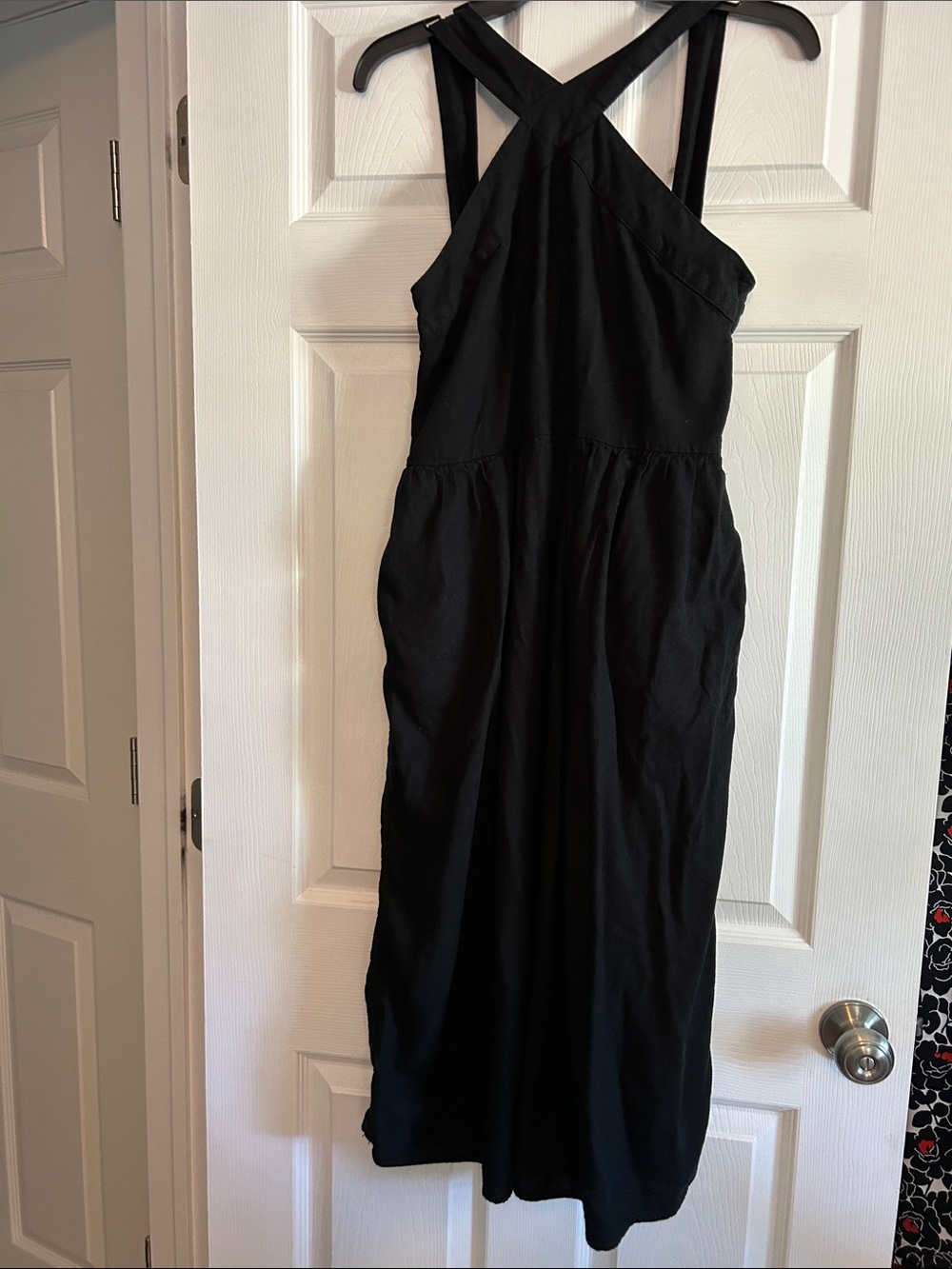 a new day Black Cross-Back Midi Sundress